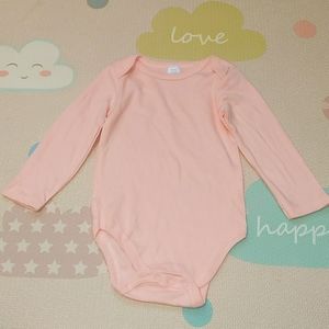 Baby Kiss Pink Long sleeve Onesie